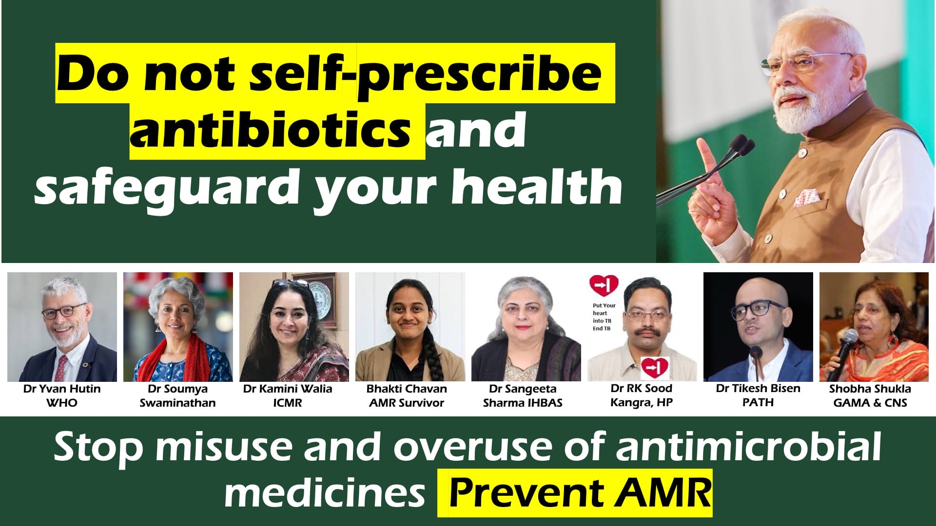 India demonstrates high political leadership for preventing antimicrobial resistance