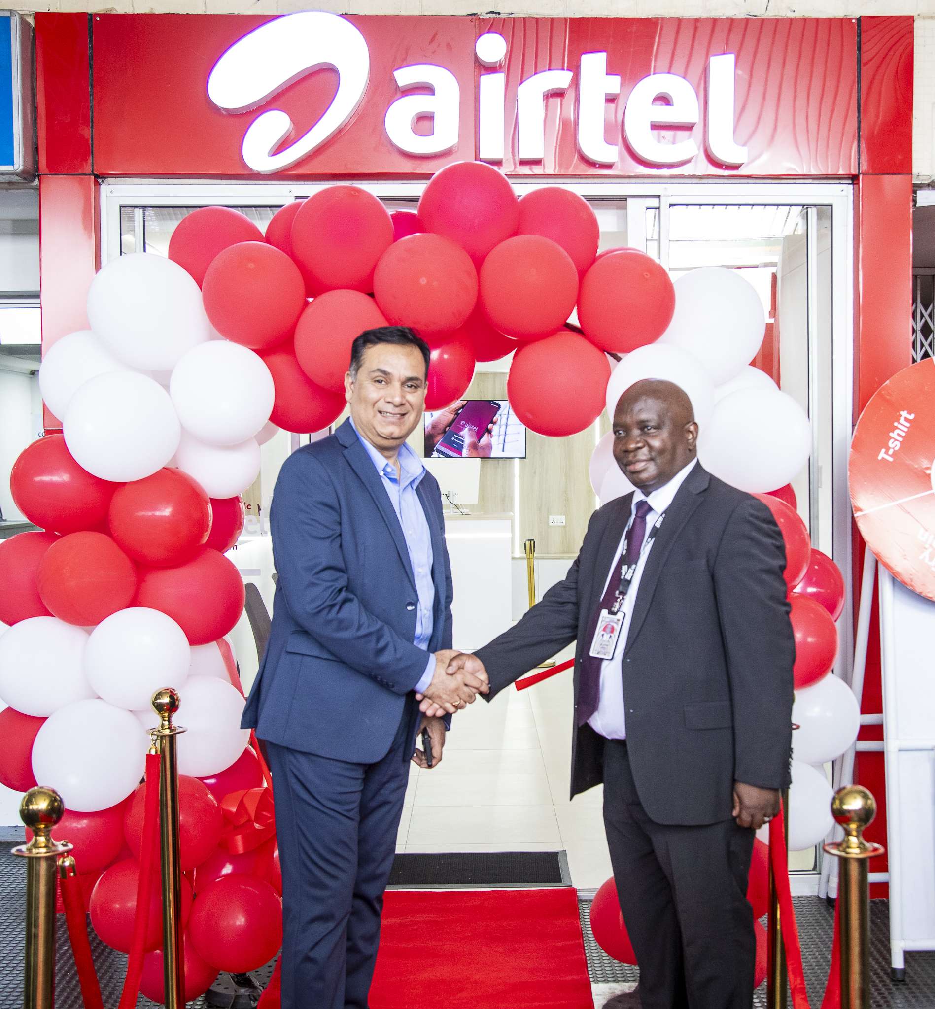 Airtel Malawi excites travellers with refurbished shop at Kamuzu International Airport