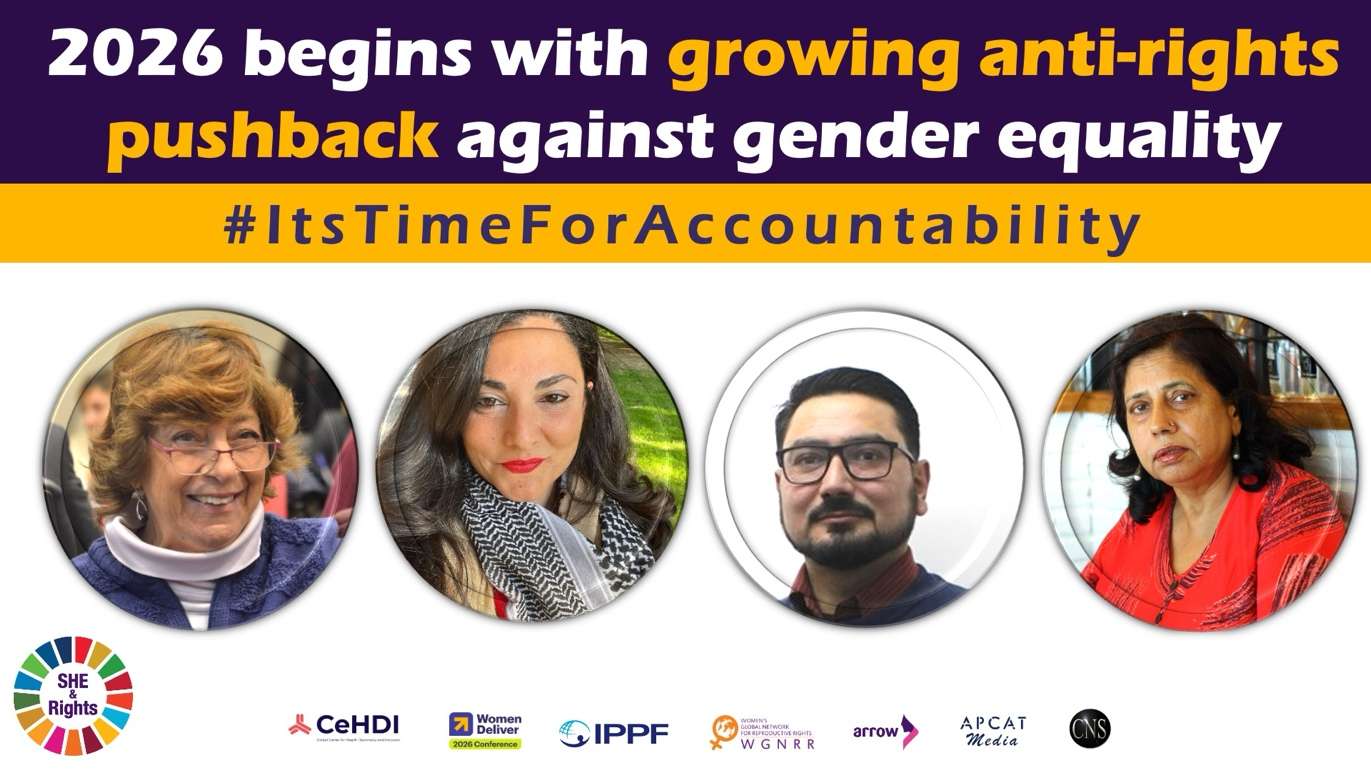 Stop the gag and deliver on gender equality and right to health within next 59 months