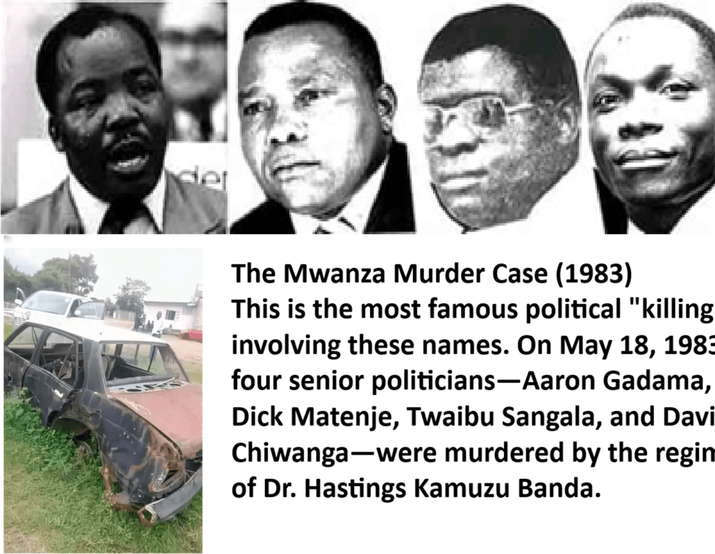 Aaron Gadama, Dick Matenje, Twaibu Sangala, and David Chiwanga